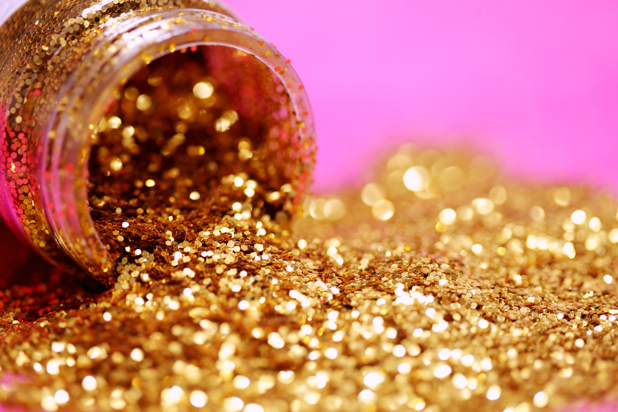 golden glitter